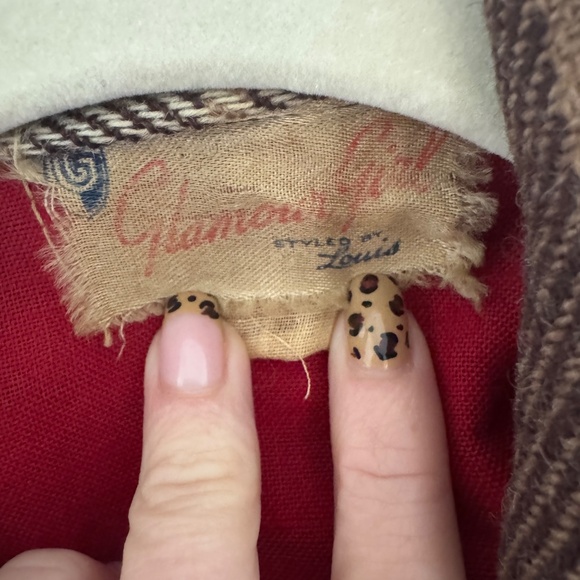 Vintage 1950s Glamour Girl Wool Chore Jacket - Picture 3 of 5